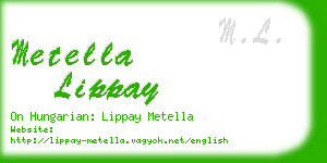 metella lippay business card